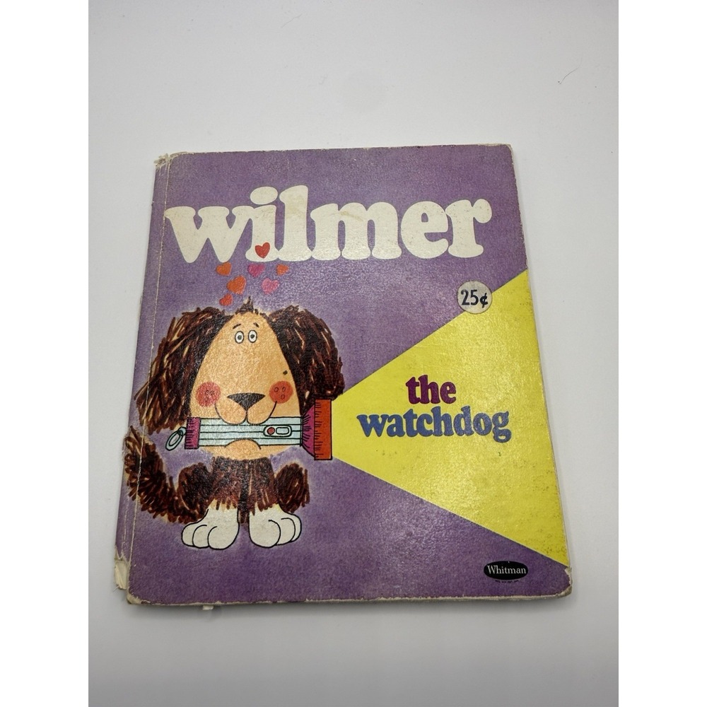 Vintage 1970 Wilmer the Watchdog Book Whitman Tell-A-Tale Hardcover Rare
